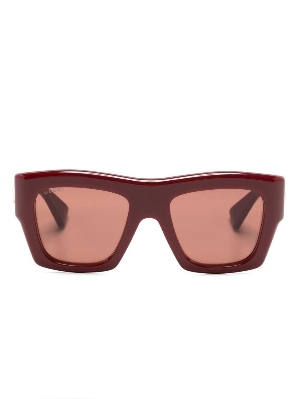 Gucci Eyewear square-frame sunglasses - Red von Gucci Eyewear