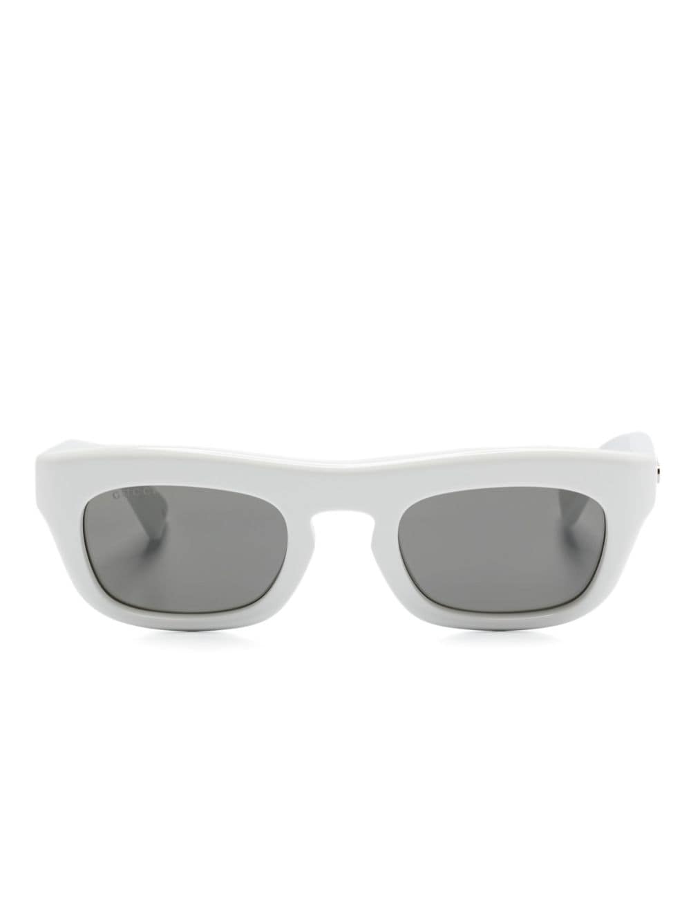 Gucci Eyewear square-frame sunglasses - White von Gucci Eyewear