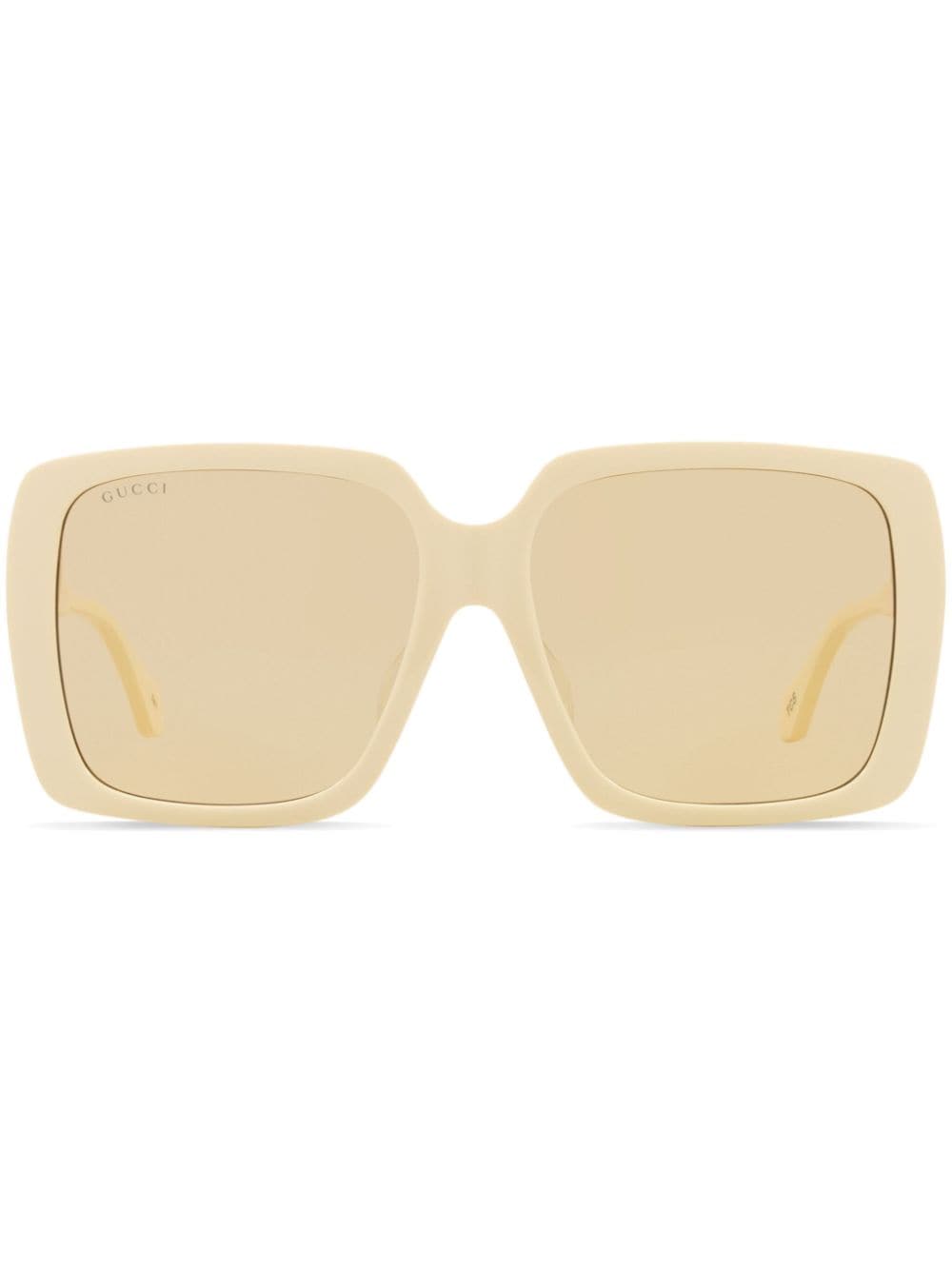 Gucci Eyewear square-frame sunglasses - White von Gucci Eyewear