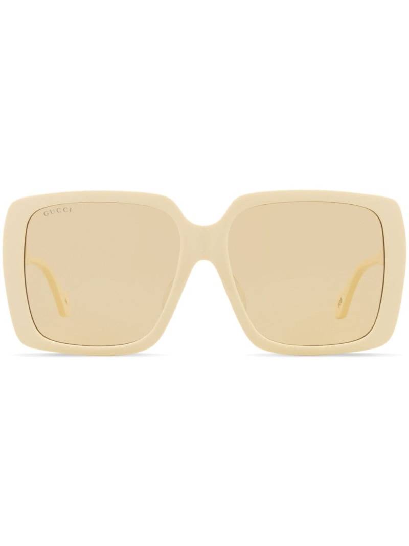 Gucci Eyewear square-frame sunglasses - White von Gucci Eyewear