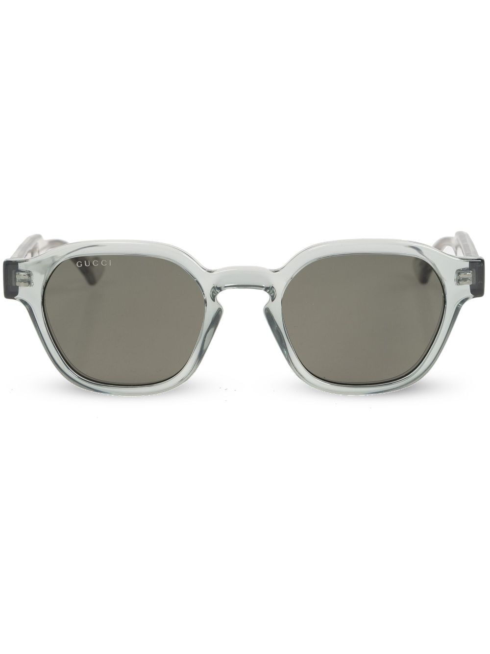 Gucci Eyewear square frame sunglasses - White von Gucci Eyewear