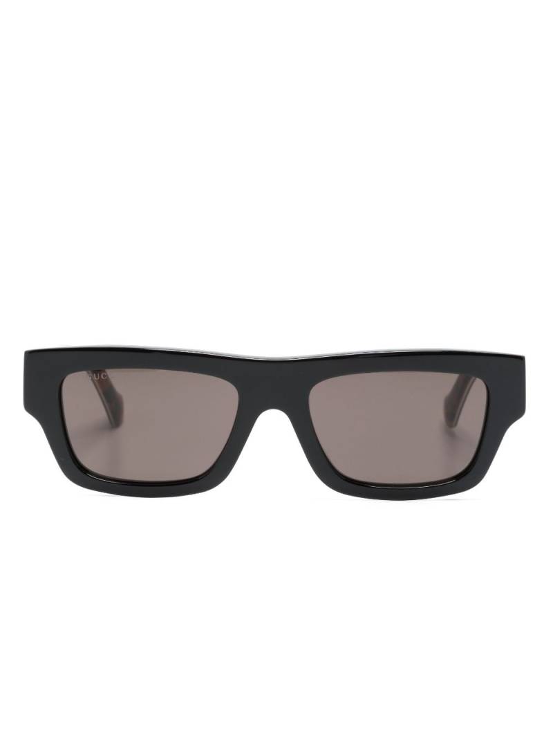 Gucci Eyewear square-frame tinted sunglasses - Black von Gucci Eyewear