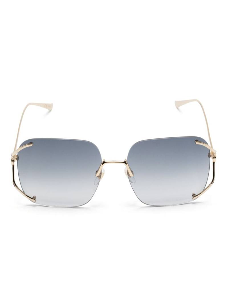 Gucci Eyewear GG0646S 001 square-frame sunglasses - Gold von Gucci Eyewear