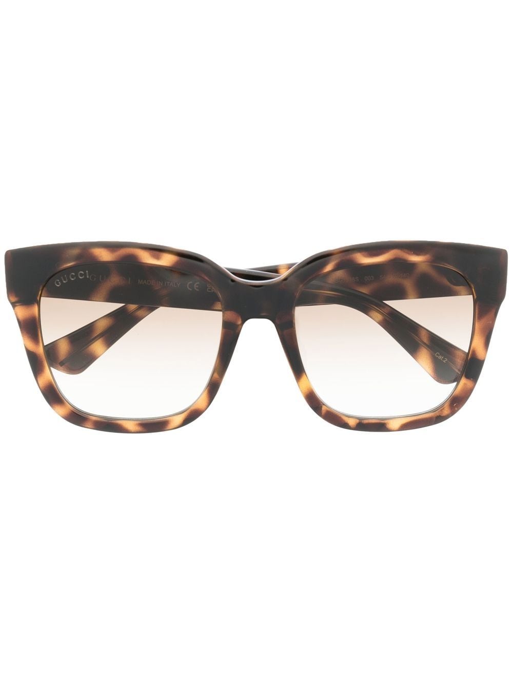 Gucci Eyewear squre-frame sunglasses - Brown von Gucci Eyewear