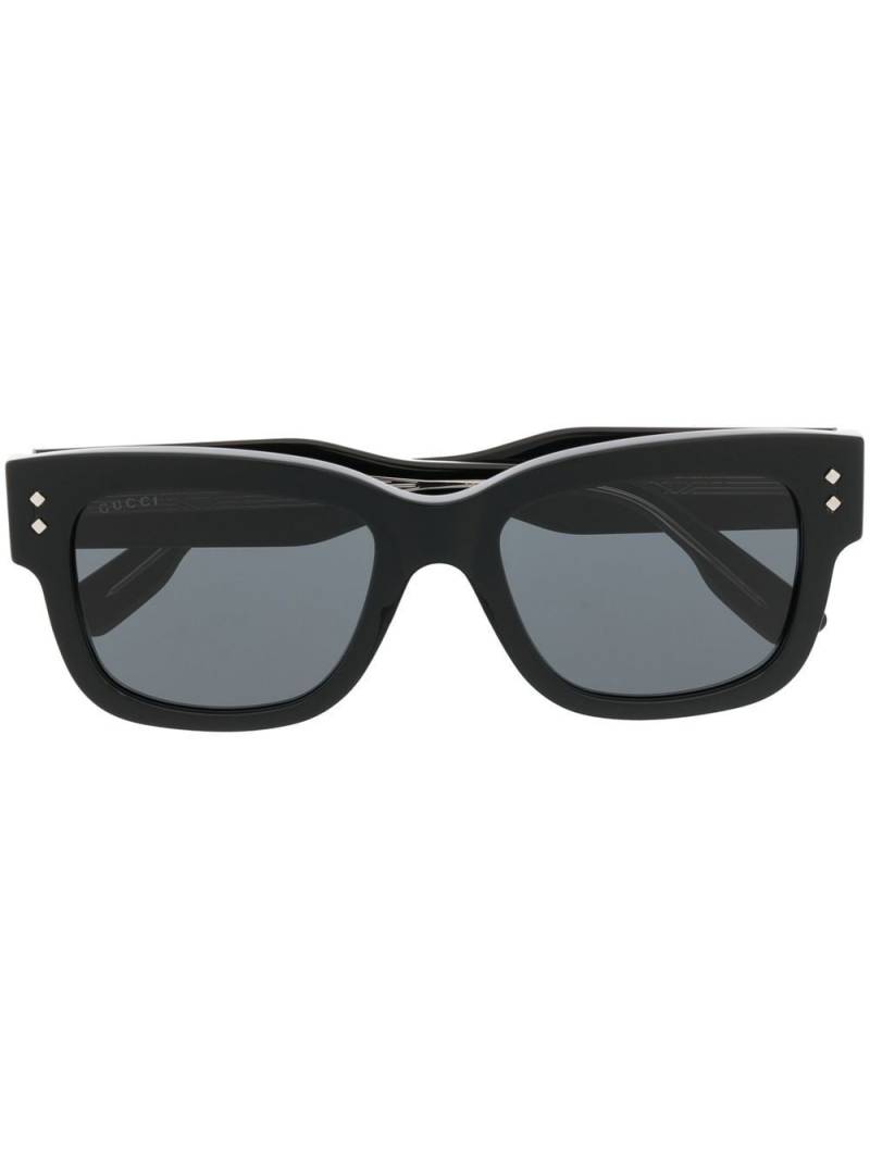 Gucci Eyewear tinted-lens square-frame sunglasses - Black von Gucci Eyewear