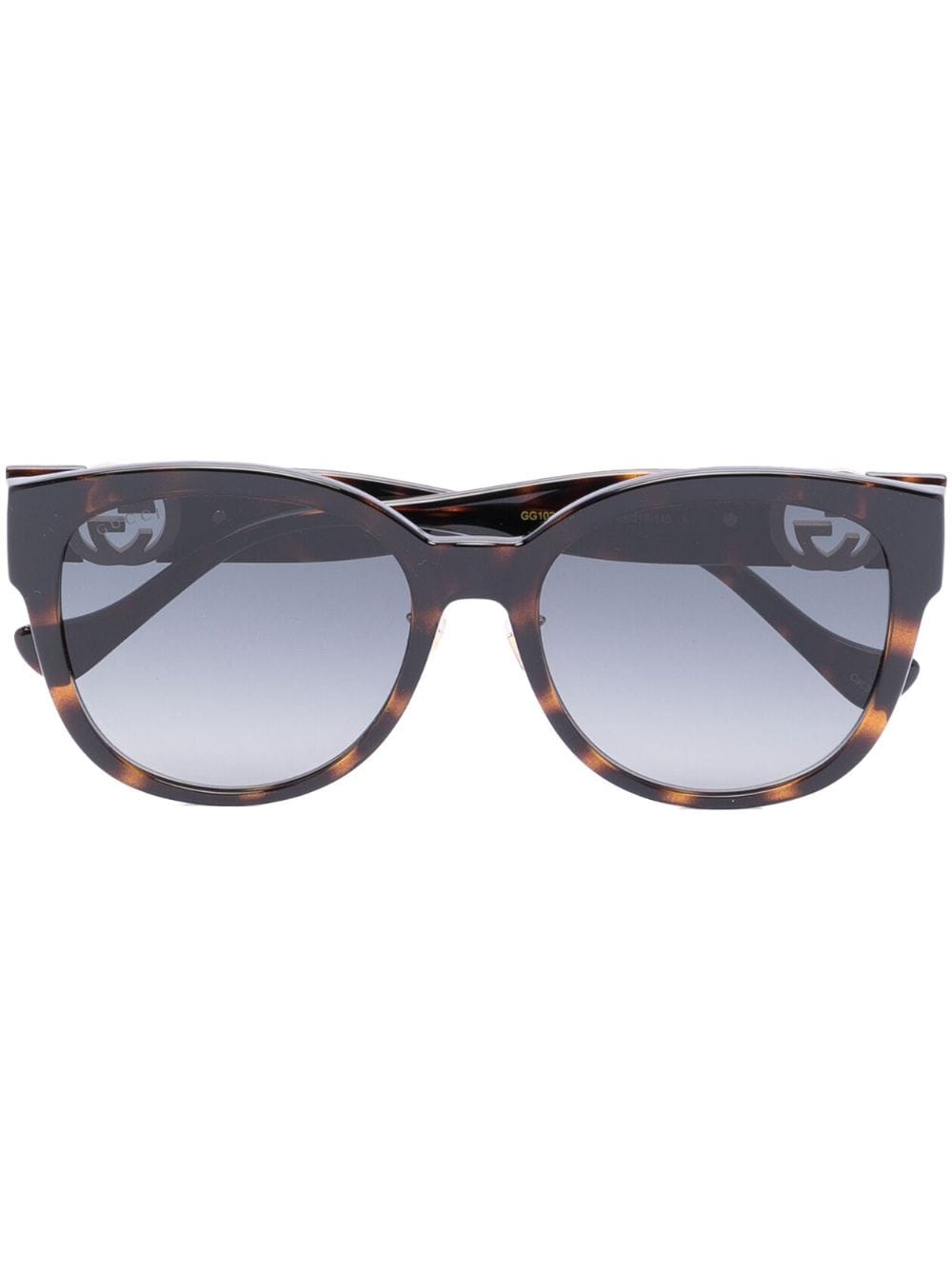 Gucci Eyewear tortoise round-frame sunglasses - Brown von Gucci Eyewear