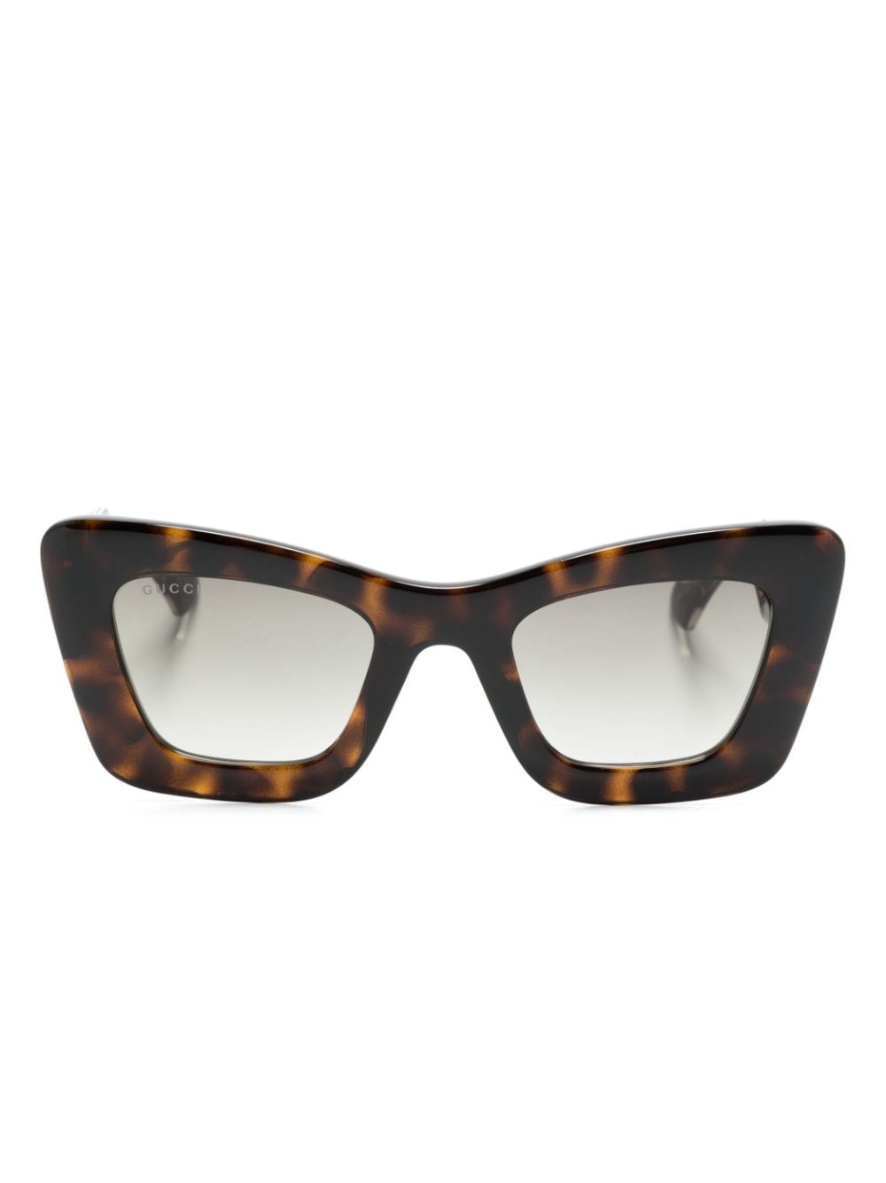 Gucci Eyewear tortoiseshell cat-eye sunglasses - Brown von Gucci Eyewear