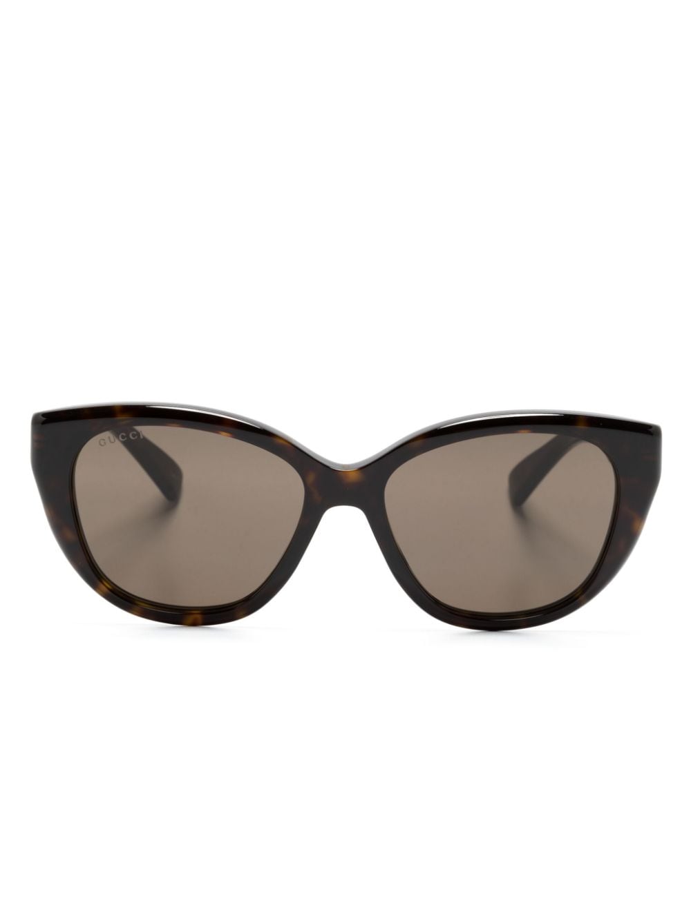 Gucci Eyewear tortoiseshell cat-eye sunglasses - Brown von Gucci Eyewear