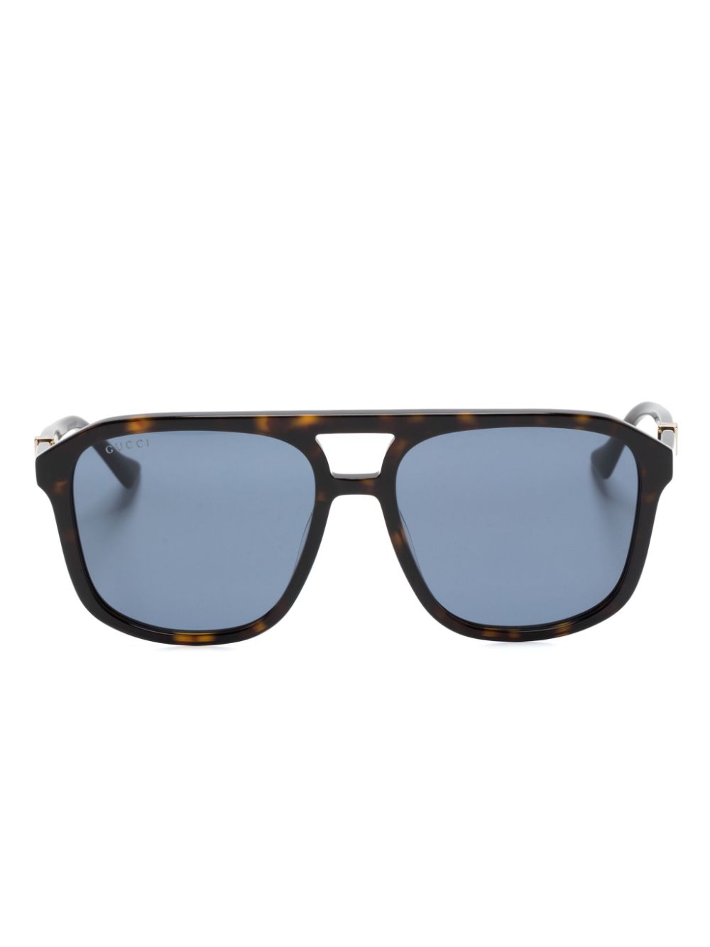 Gucci Eyewear tortoiseshell navigator-frame sunglasses - Brown von Gucci Eyewear