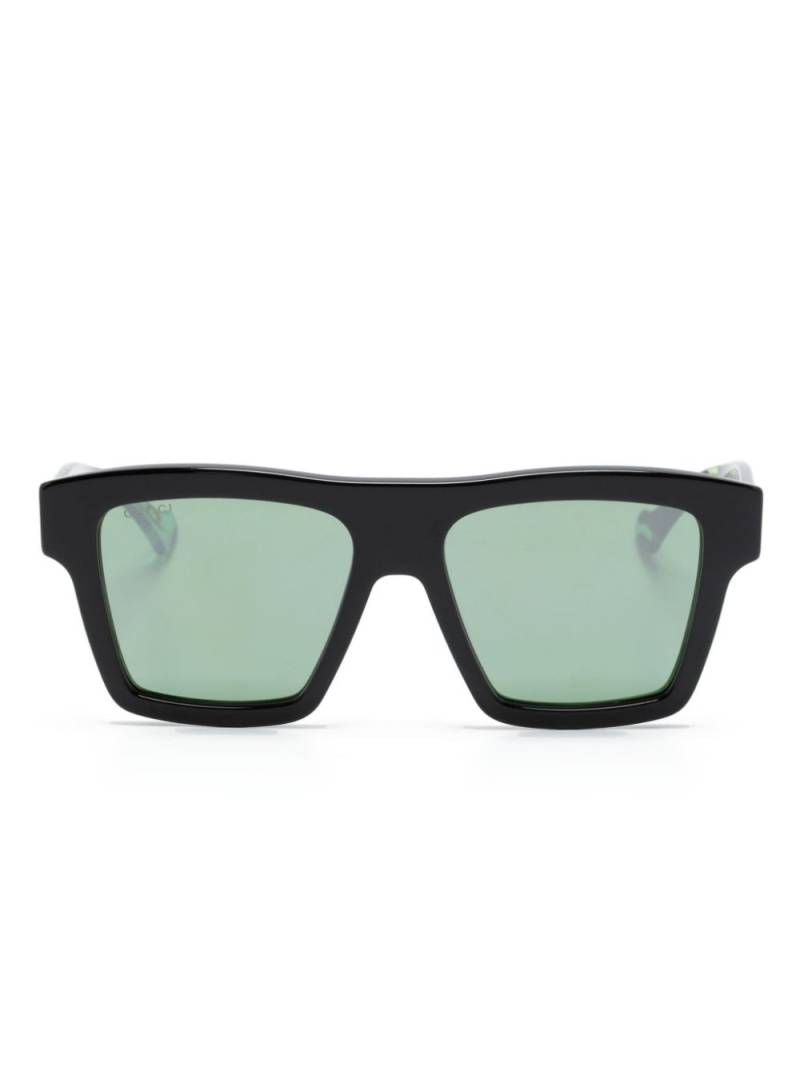 Gucci Eyewear tortoiseshell square-frame sunglasses - Black von Gucci Eyewear