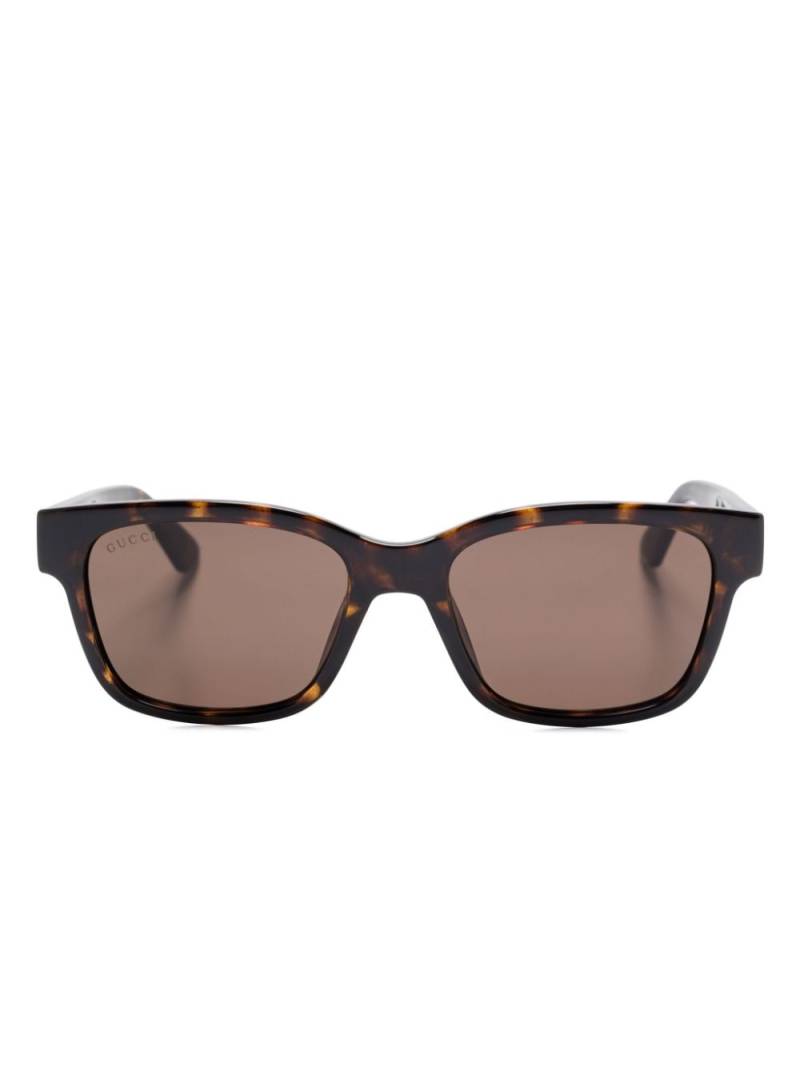 Gucci Eyewear tortoiseshell sunglasses - Brown von Gucci Eyewear