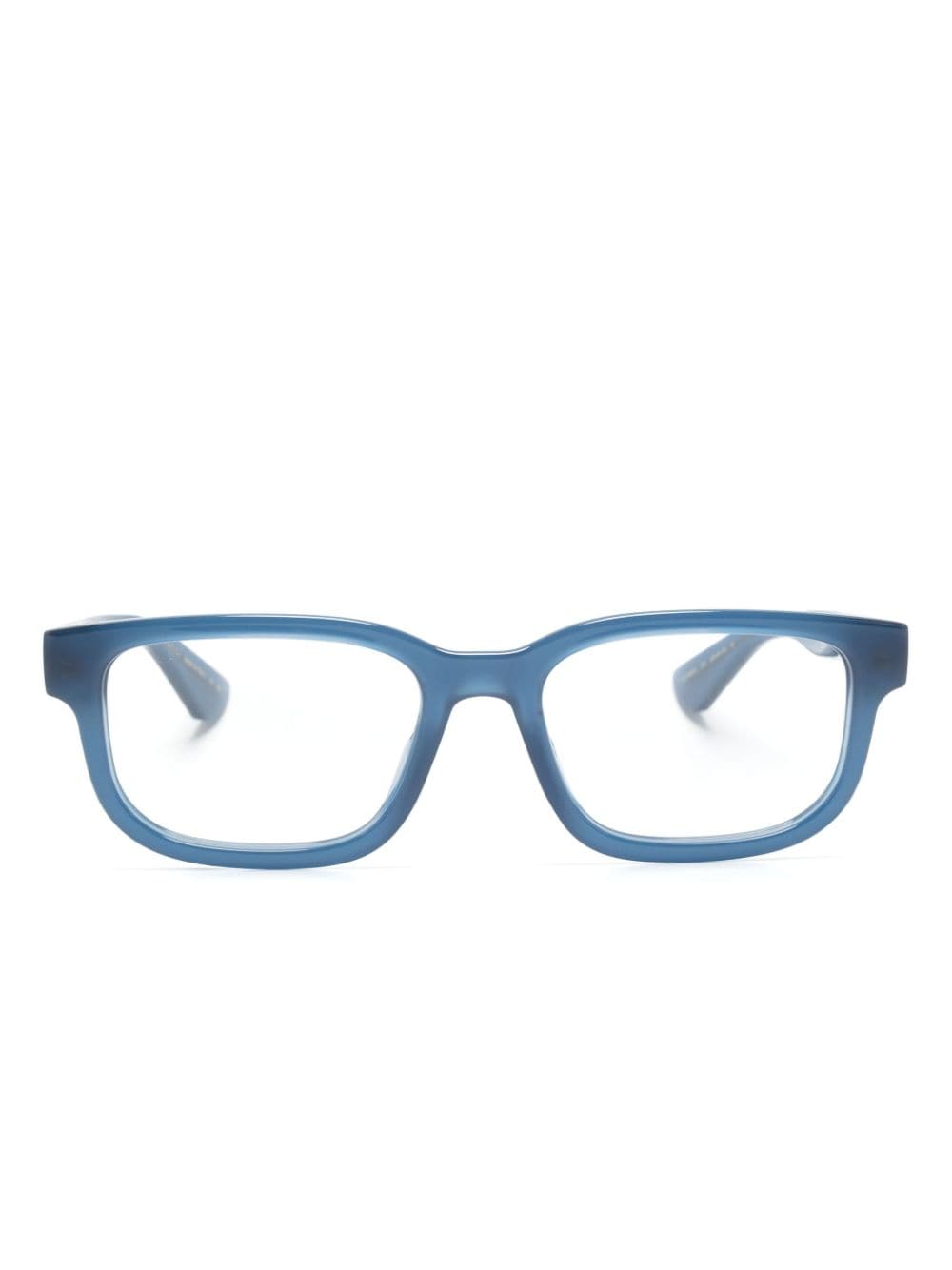 Gucci Eyewear transparent square-frame glasses - Blue von Gucci Eyewear