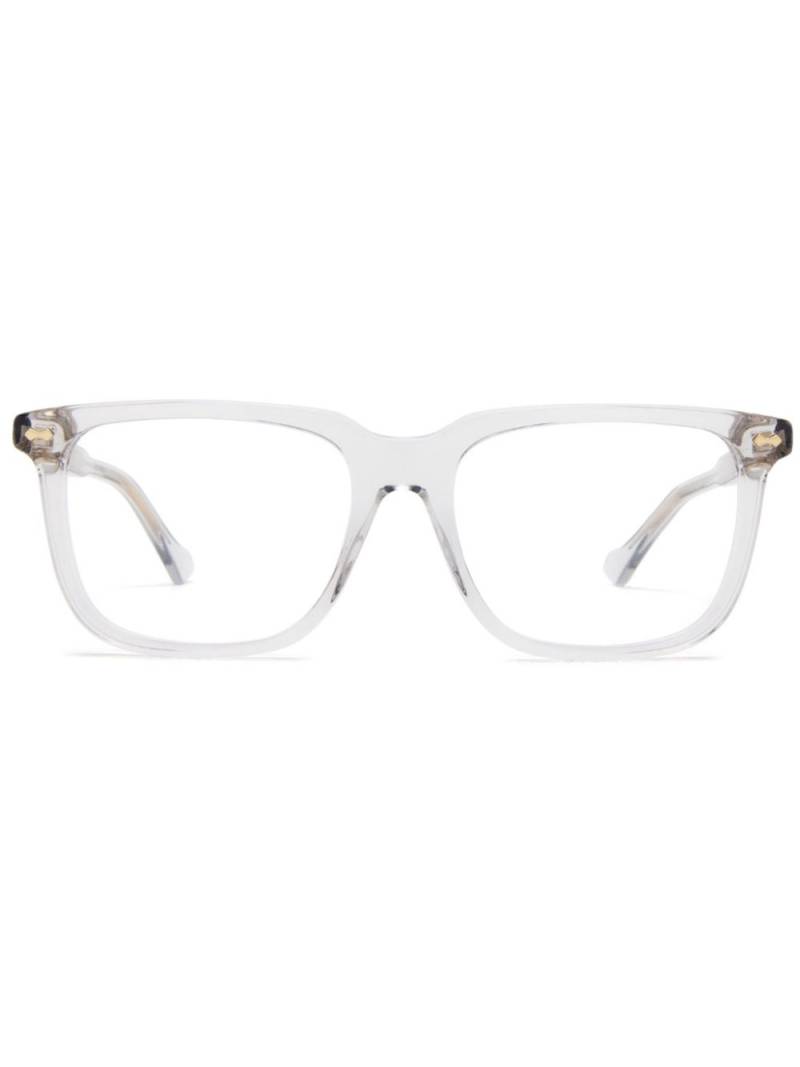 Gucci Eyewear transparent square glasses - Grey von Gucci Eyewear