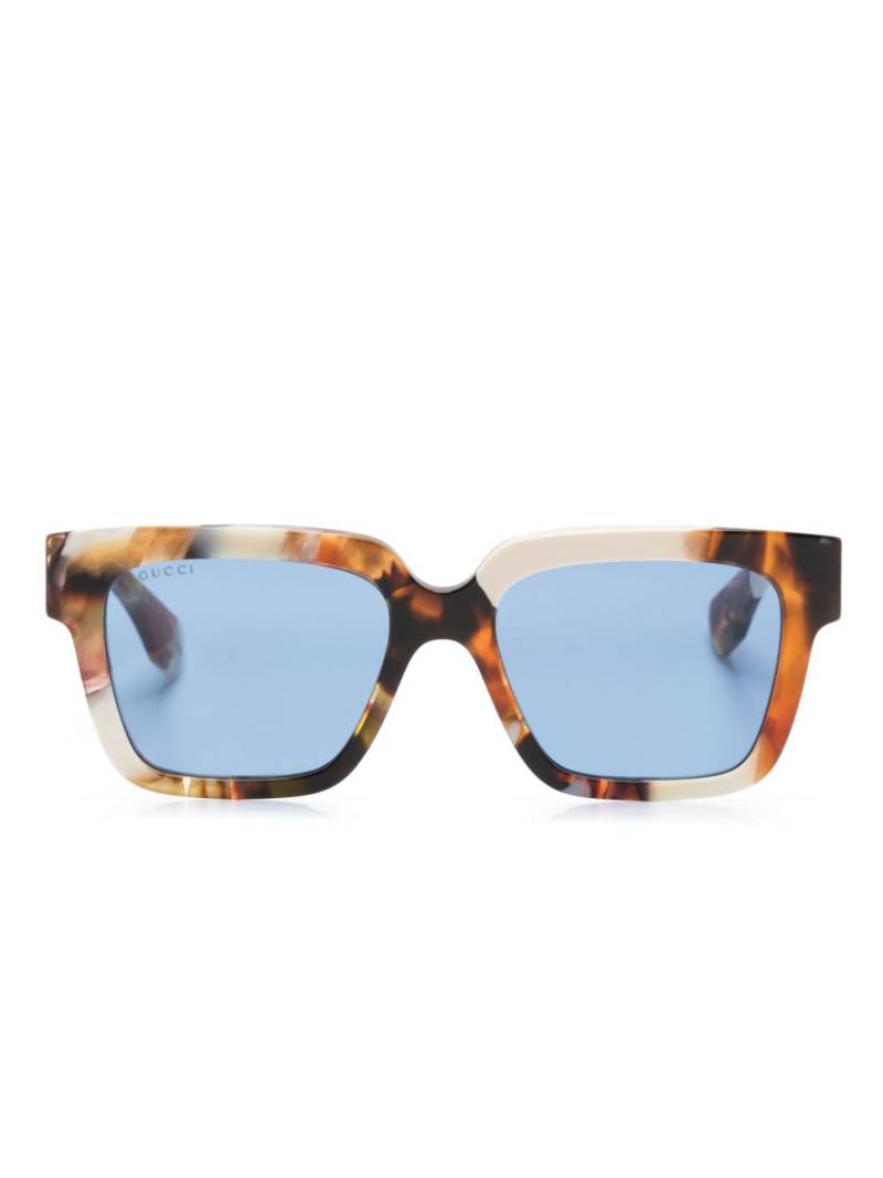 Gucci Eyewear wayfarer-frame sunglasses - White von Gucci Eyewear