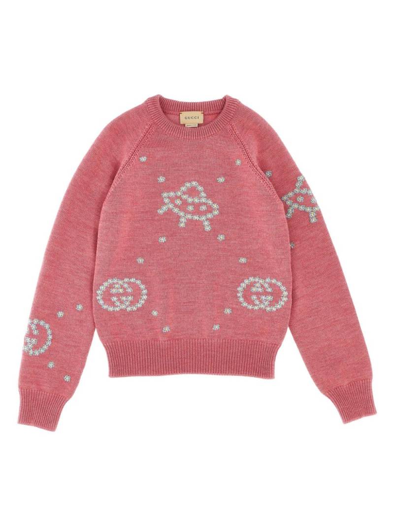 Gucci Kids Above All jumper - Pink von Gucci Kids