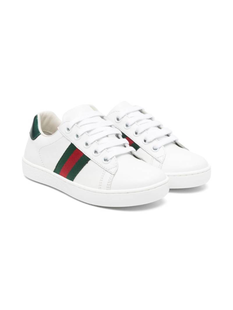 Gucci Kids Ace sneakers - White von Gucci Kids