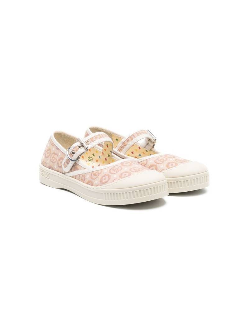 Gucci Kids Double G ballerina shoes - Pink von Gucci Kids