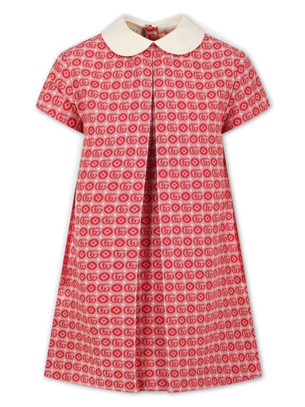 Gucci Kids Double G jacquard dress - Red von Gucci Kids