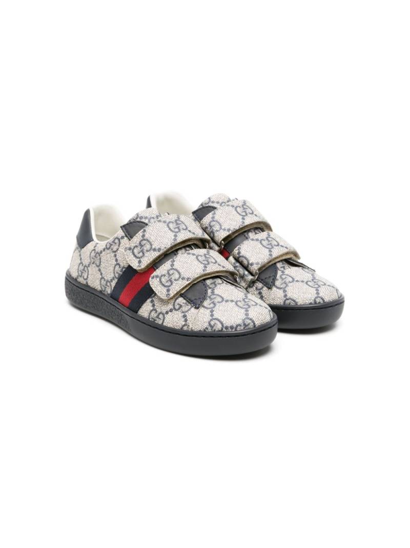 Gucci Kids GG Supreme canvas sneakers - Neutrals von Gucci Kids