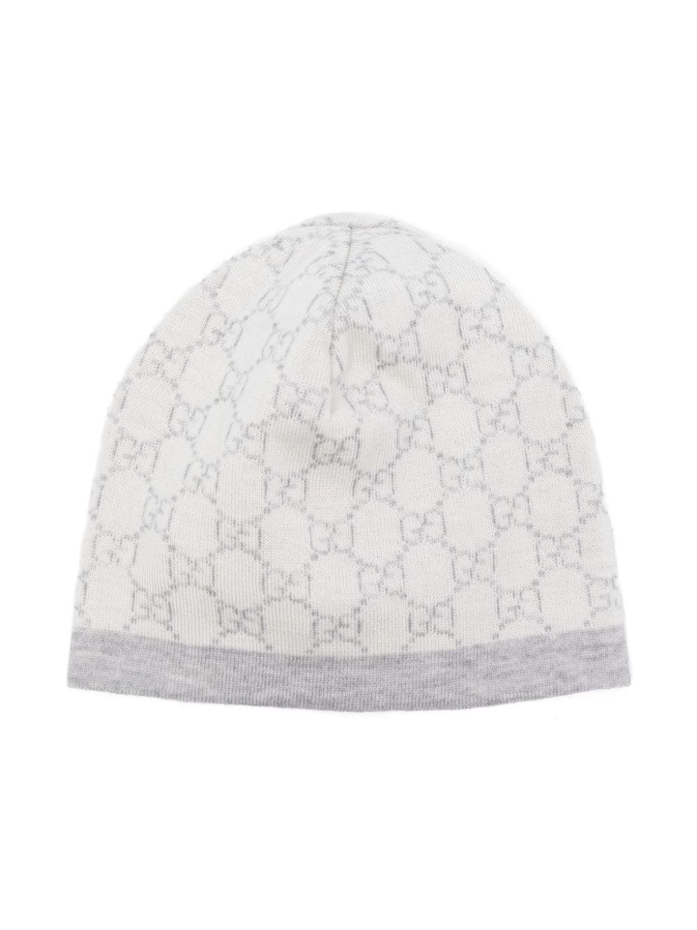 Gucci Kids GG-pattern wool beanie - Neutrals von Gucci Kids