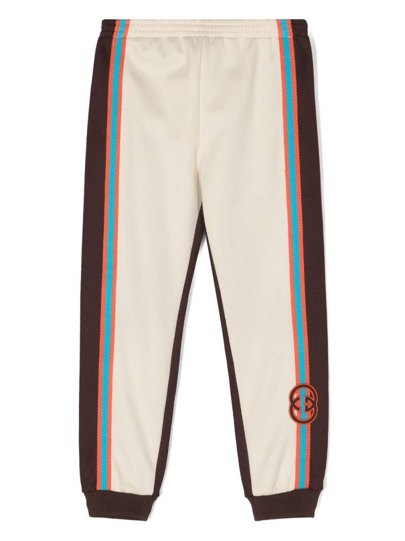 Gucci Kids colour-block track pants - Neutrals von Gucci Kids