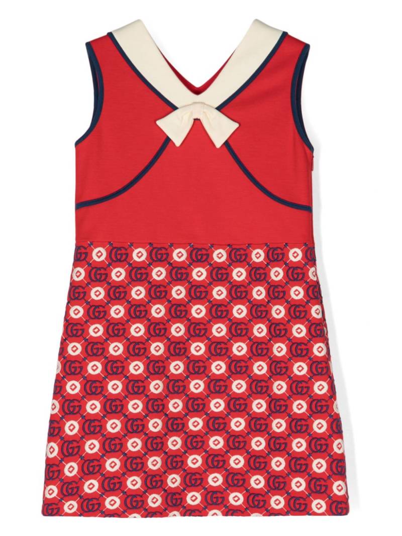 Gucci Kids Double G sleeveless dress - Red von Gucci Kids