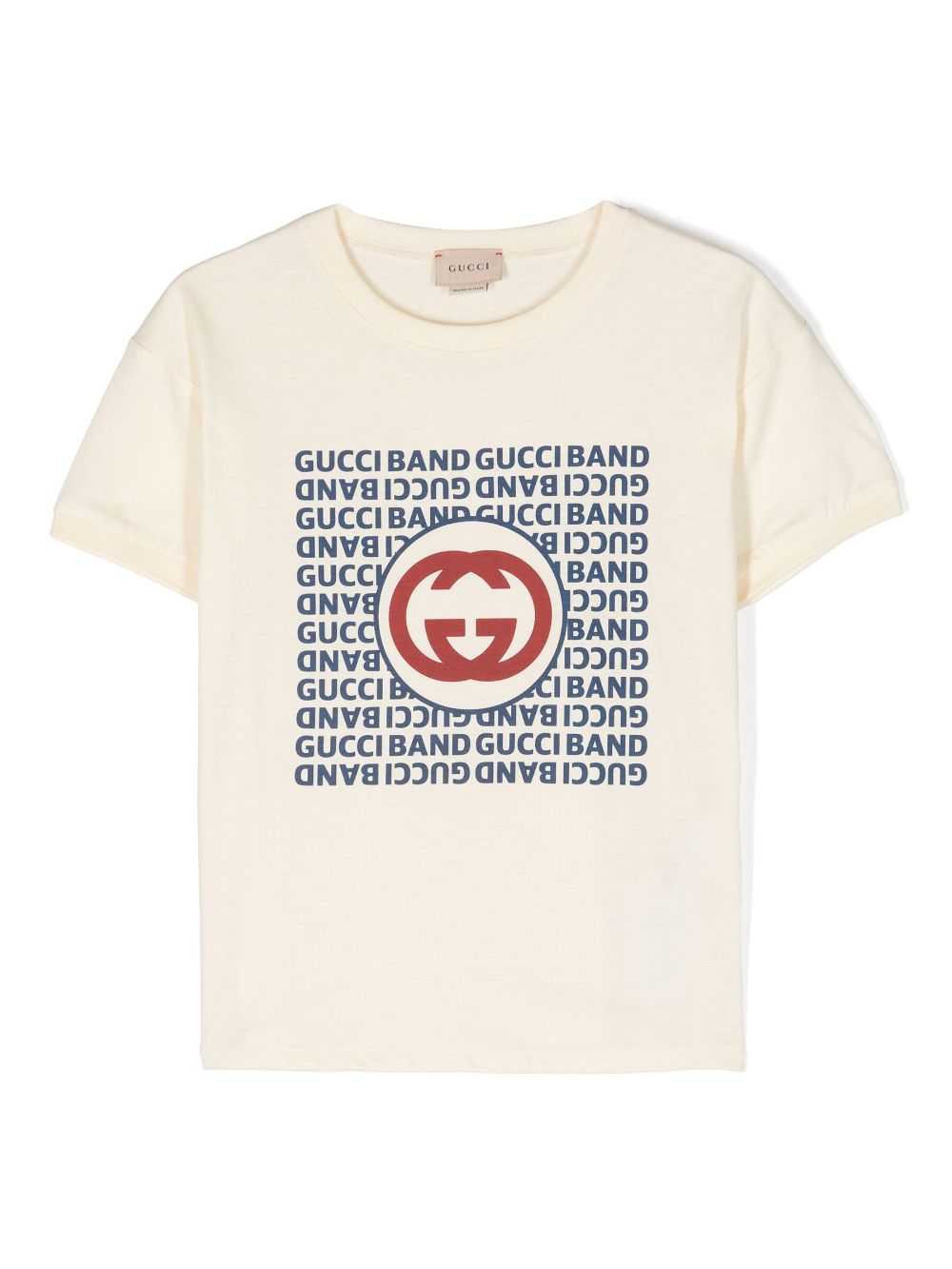 Gucci Kids Interlocking G-print cotton T-shirt - Neutrals von Gucci Kids