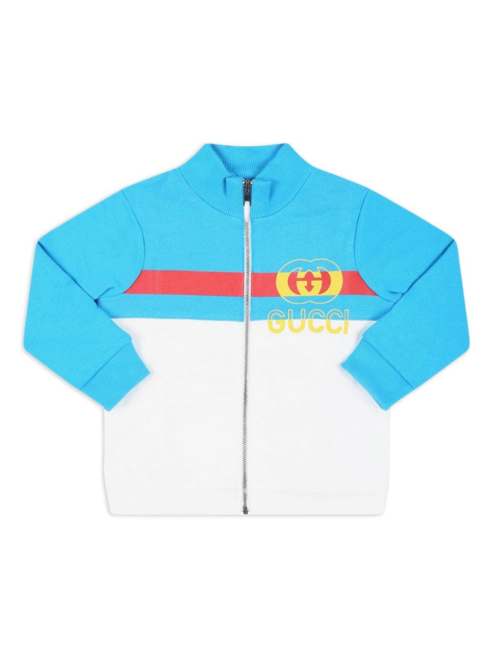 Gucci Kids Interlocking G track jacket - Blue von Gucci Kids