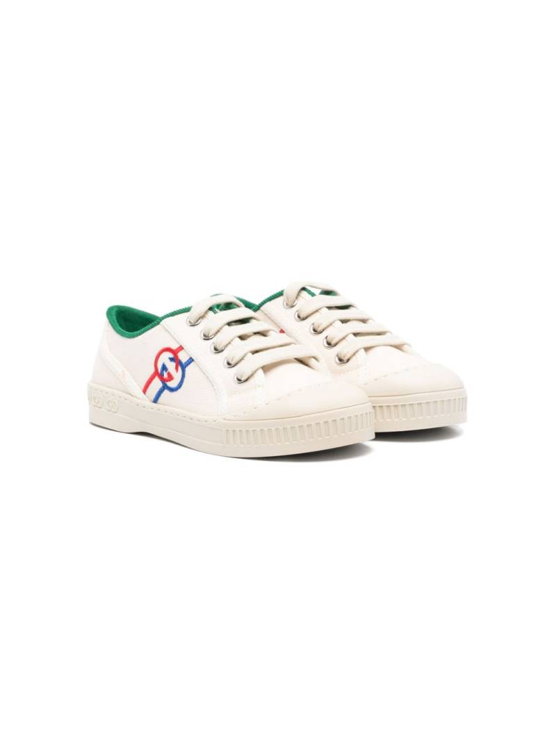 Gucci Kids Tennis 1977 low-top sneakers - Neutrals von Gucci Kids