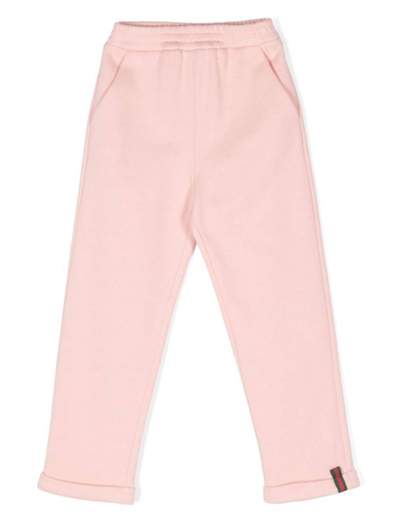 Gucci Kids Web-detail track pants - Pink von Gucci Kids