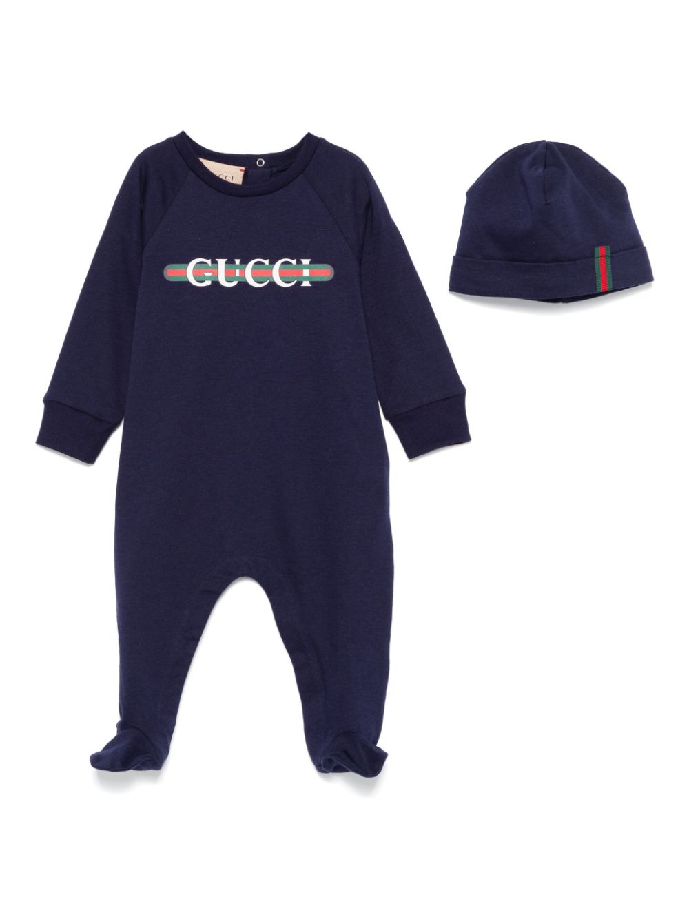 Gucci Kids cotton pajamas (set of two) - Blue von Gucci Kids