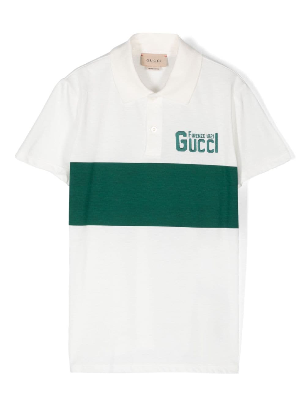 Gucci Kids cotton polo shirt - White von Gucci Kids