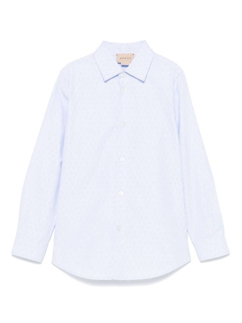 Gucci Kids cotton shirt - Blue von Gucci Kids