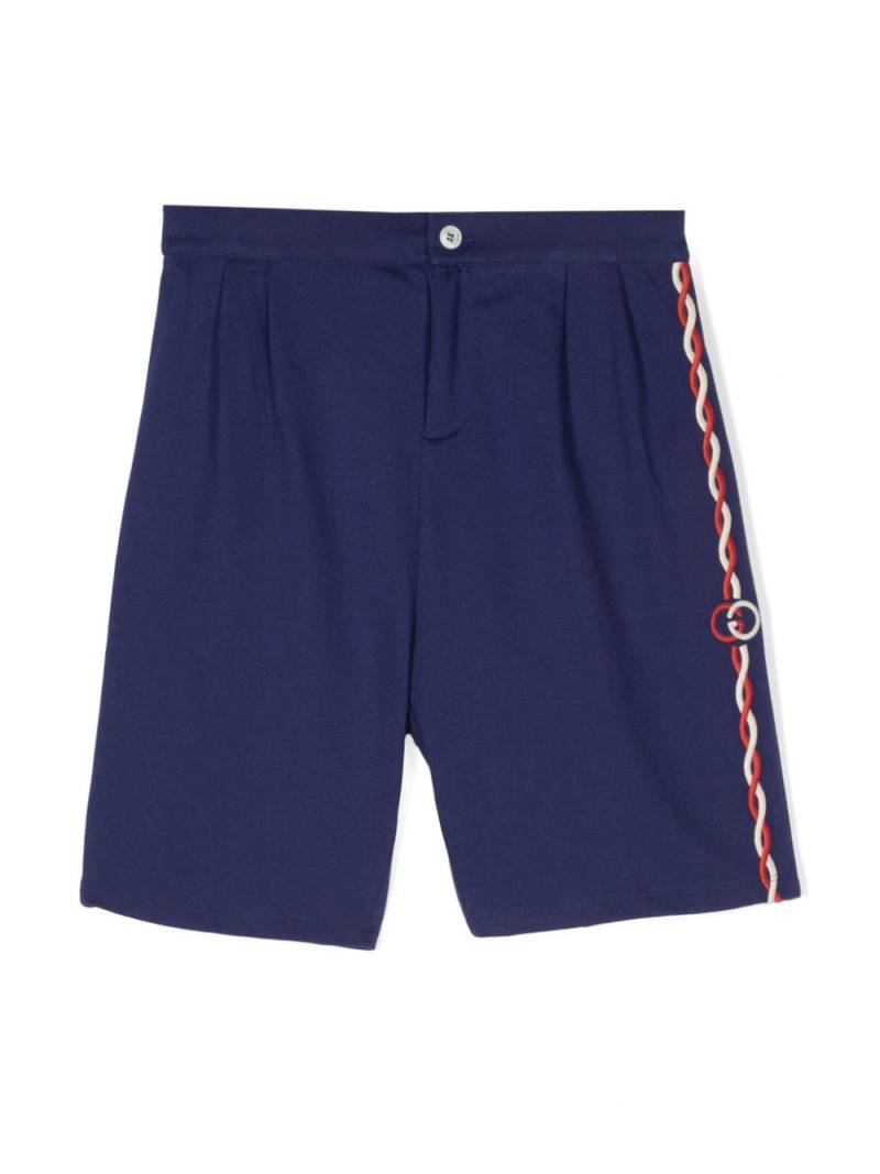 Gucci Kids Interlocking G shorts - Blue von Gucci Kids