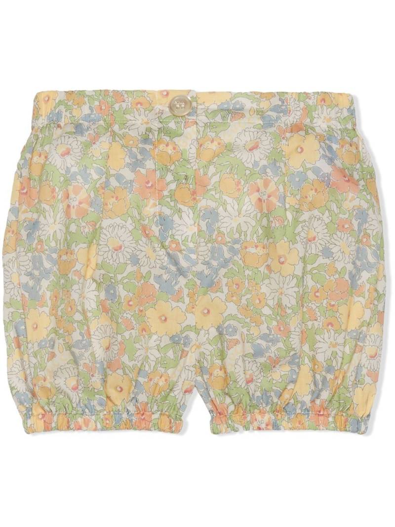 Gucci Kids floral-print cotton shorts - Green von Gucci Kids