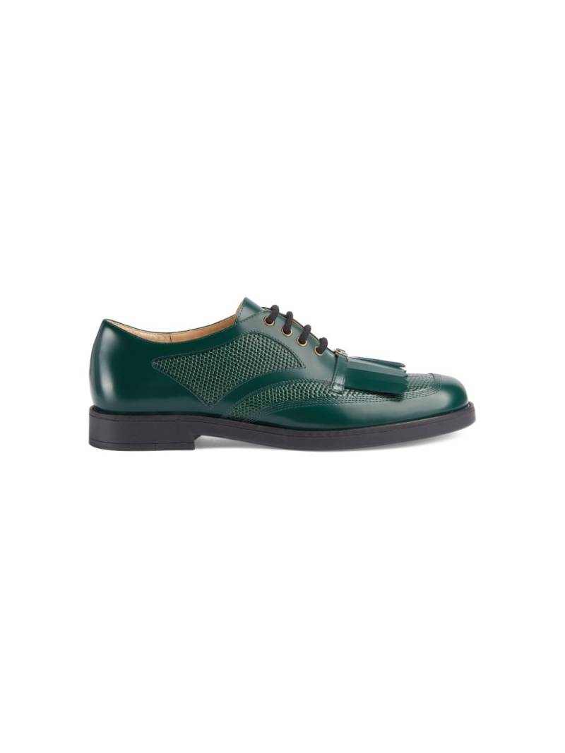 Gucci Kids lace-up leather shoes - Green von Gucci Kids