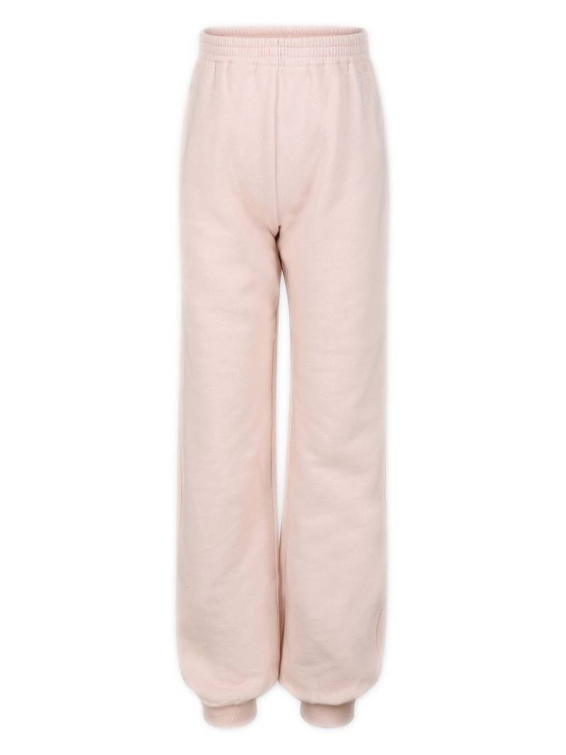 Gucci Kids logo-embroidered cotton trousers - Pink von Gucci Kids