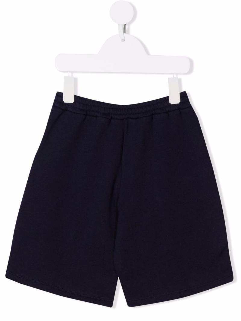 Gucci Kids logo-patch detail shorts - Blue von Gucci Kids