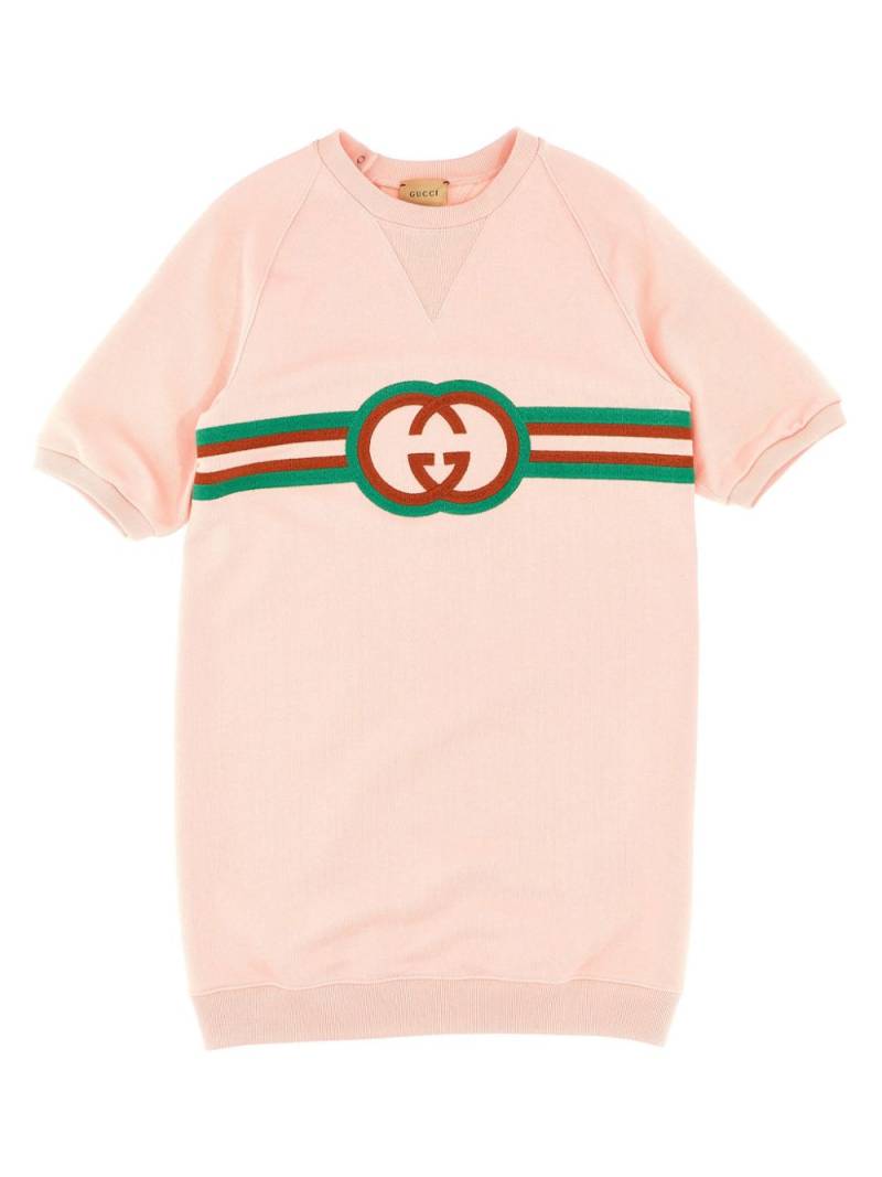 Gucci Kids logo-print knit dress - Pink von Gucci Kids