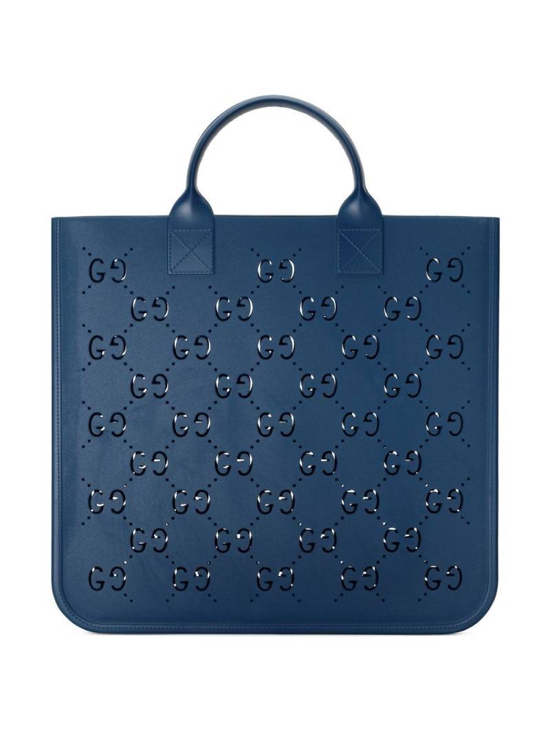 Gucci Kids cut-out GG shopping bag - Blue von Gucci Kids