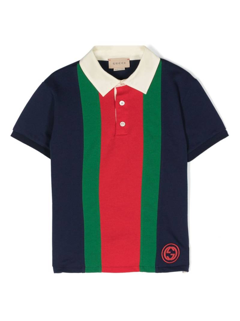 Gucci Kids polo shirt - Blue von Gucci Kids