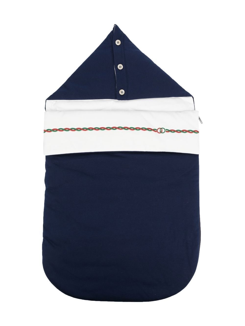 Gucci Kids rope-detail sleep bag - Blue von Gucci Kids