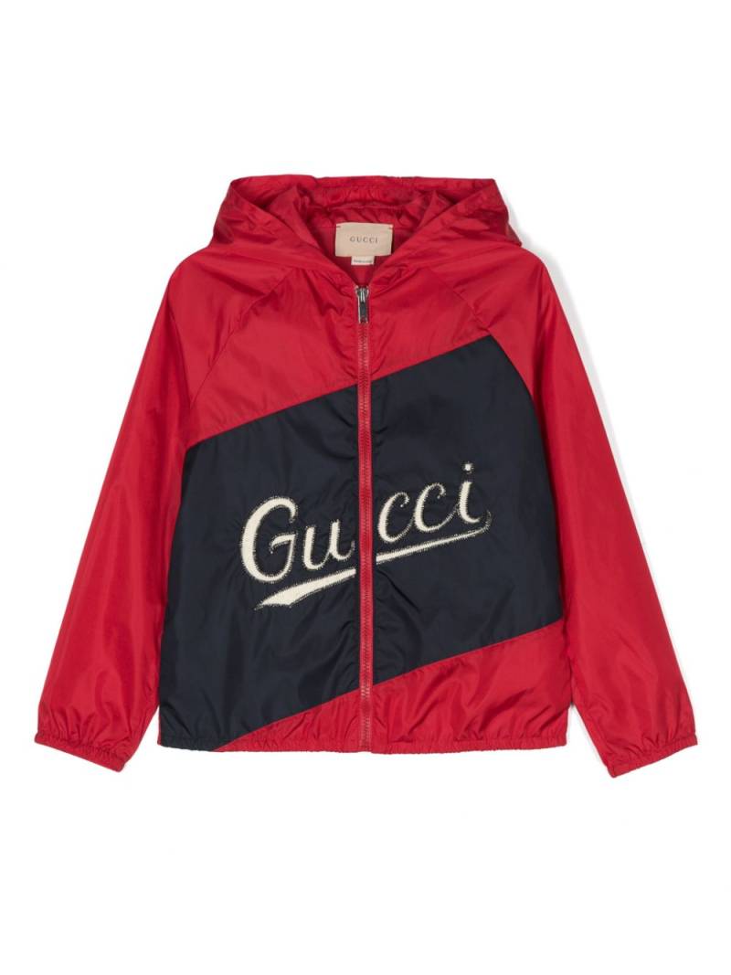 Gucci Kids embroidered-logo jacket von Gucci Kids