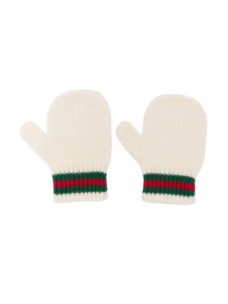 Gucci Kids wool gloves - Neutrals von Gucci Kids