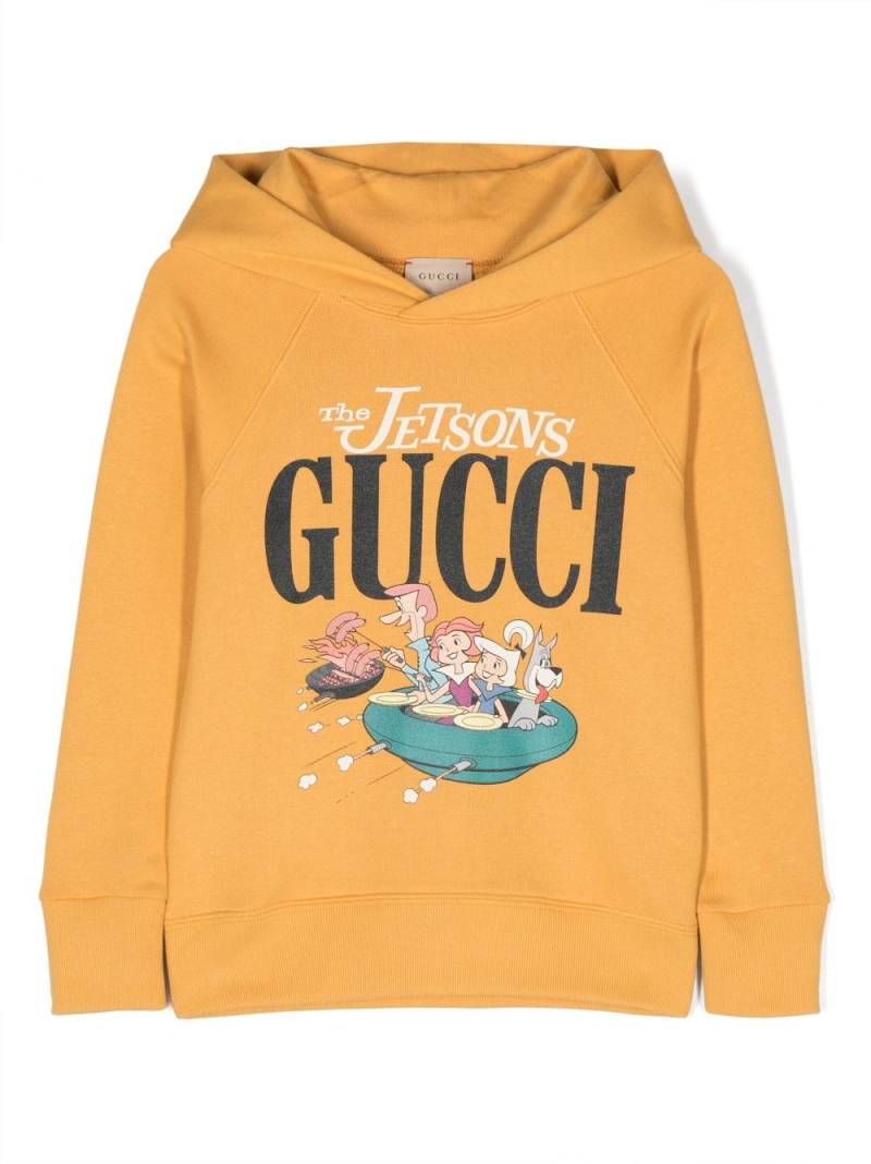 Gucci Kids x The Jetsons logo-print hoodie - Orange von Gucci Kids