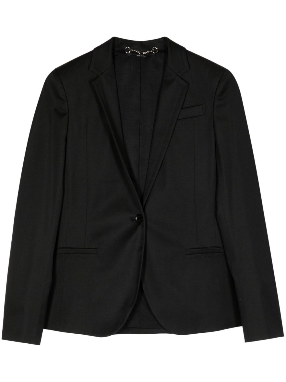 Gucci Pre-Owned 1980-1990 single-breasted eyelet blazer - Black von Gucci Pre-Owned