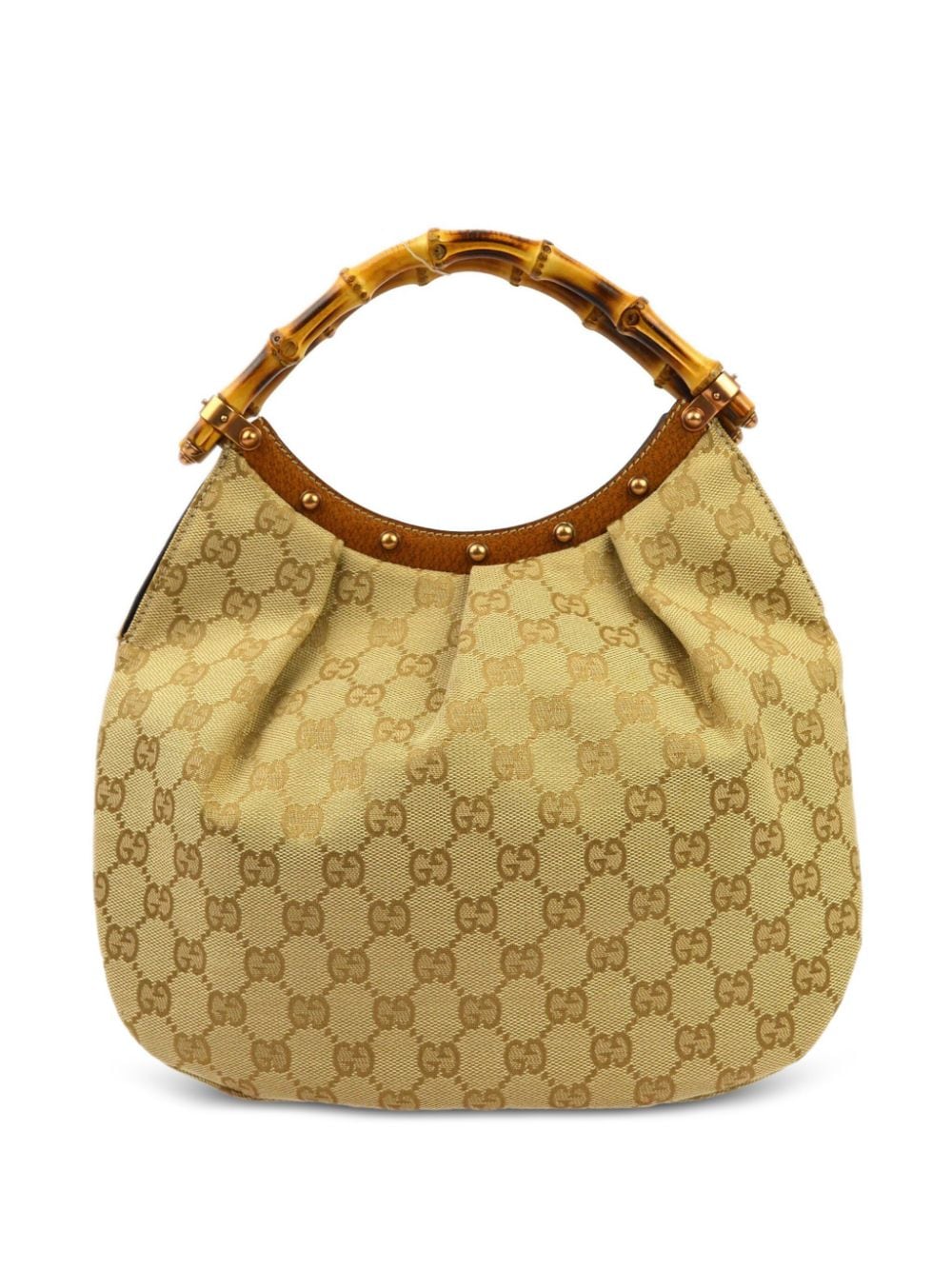 Gucci Pre-Owned 1990-2000 Bamboo line handbag - Neutrals von Gucci Pre-Owned