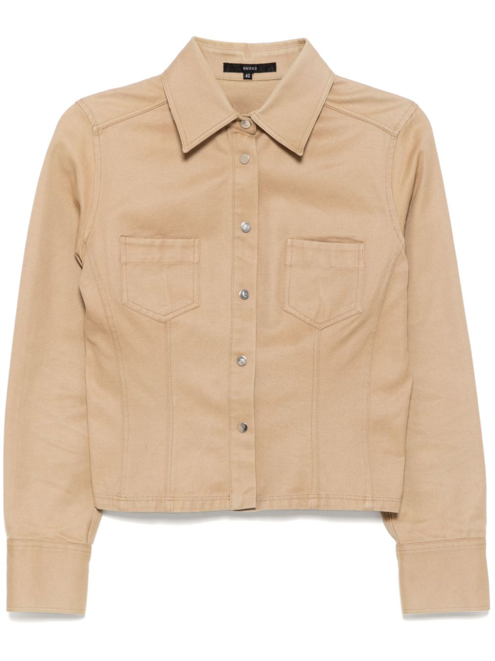 Gucci Pre-Owned 1990-2000s single-breasted jacket - Neutrals von Gucci Pre-Owned