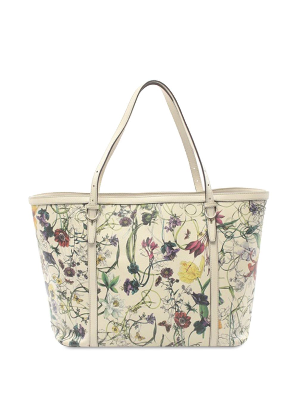 Gucci Pre-Owned 2000-2015 Flora Nice tote bag - White von Gucci Pre-Owned