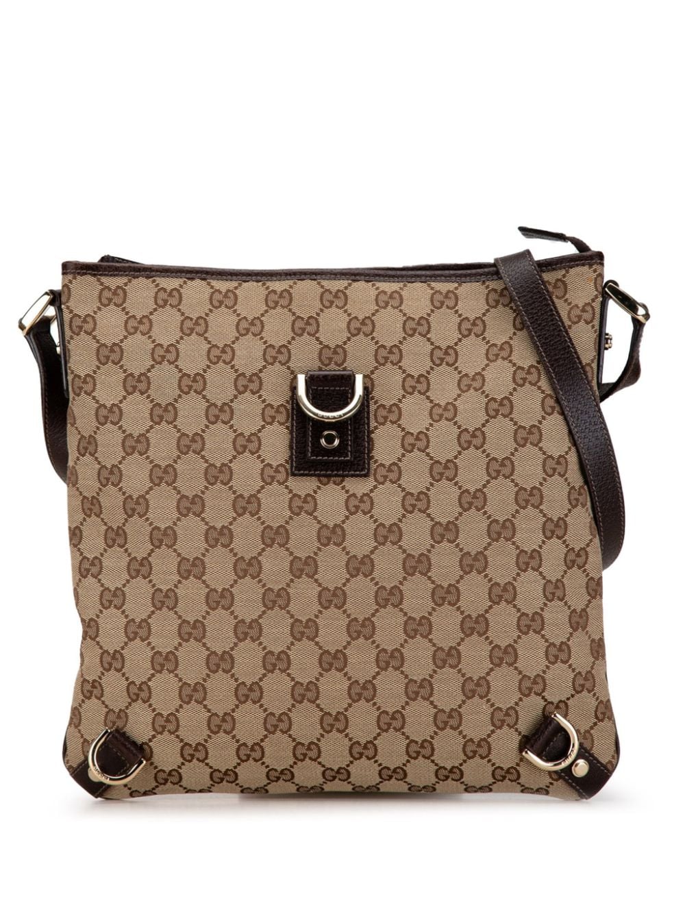 Gucci Pre-Owned 2000-2015 GG Canvas Abbey D Ring crossbody bag - Brown von Gucci Pre-Owned